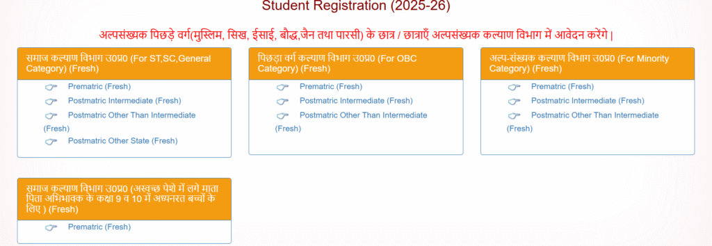 Apply for UP Scholarship 2025-26 Online